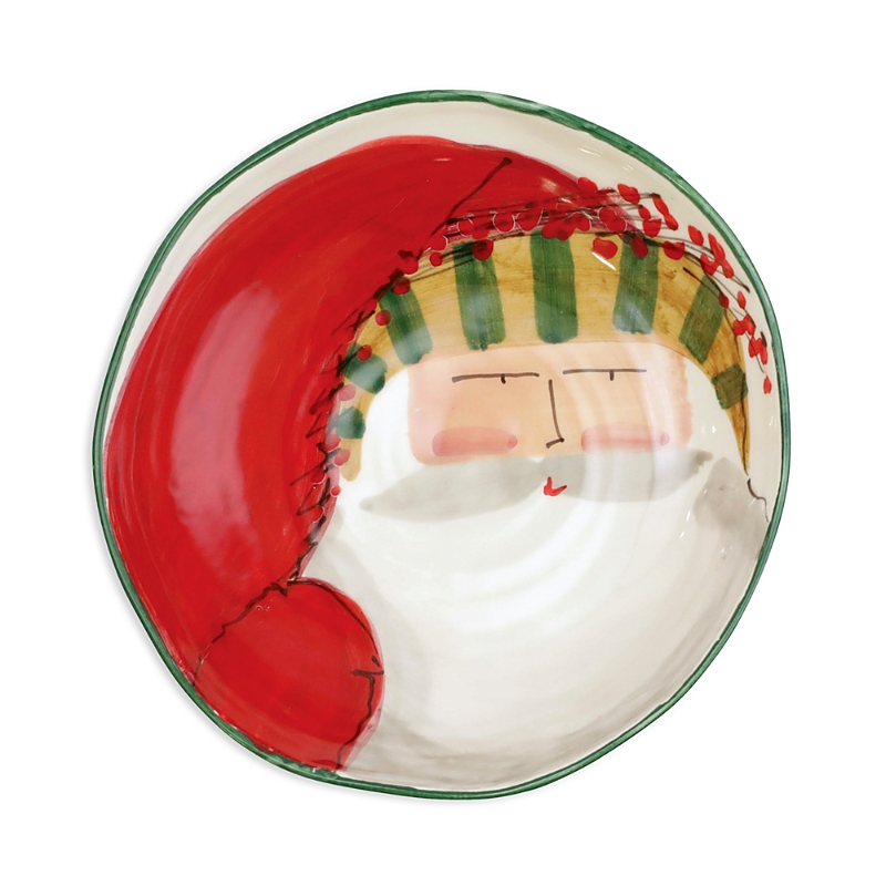 Vietri Old St. Nick Pasta Bowl In Multi