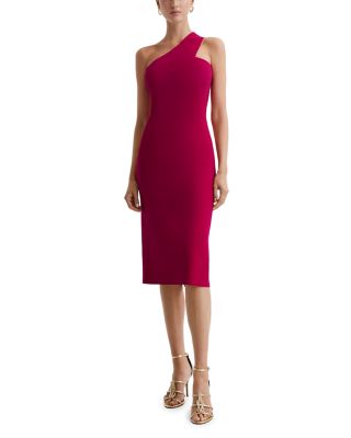 REISS - Lola One Shoulder Bodycon Dress