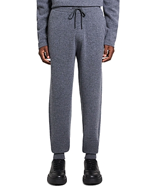Theory Alcos Slim Fit Felted Wool Drawstring Pants