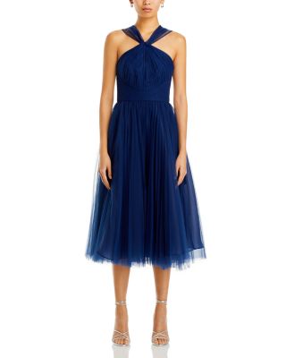 Zac Posen - Pleated Tulle Maxi Dress