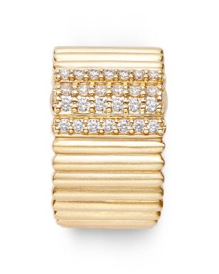 Diamond Statement Ring in 14K Yellow Gold, 0.30 tcw