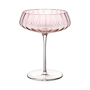 Nude Glass Round Up Dusty Rose Coupe Glasses, Set of 2