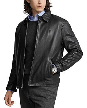 Maxwell Lambskin Leather Zip Jacket