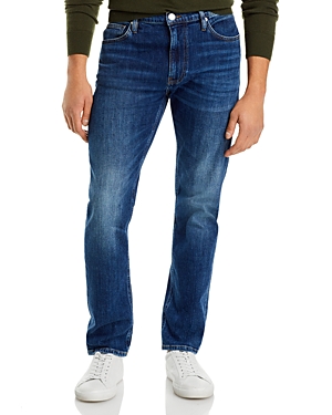 Shop Frame L'homme Modern Straight Fit Jeans In Freetown Blue