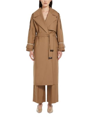 【MAX MARA】Oversized wool and cashmere trench coat Max Mara Oversized Trench Coat | Bloomingdale's