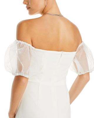 Whisper Puff Sleeve Dress