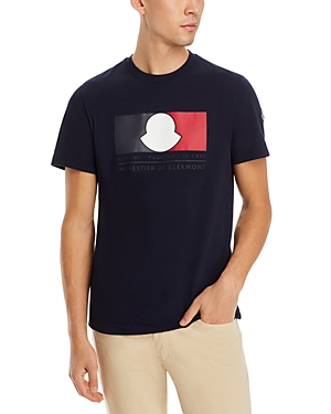 Moncler Graphic Tee In Navy