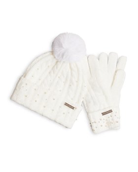 Ted Baker - Embellished Pom Pom Hat & Gloves Gift Set