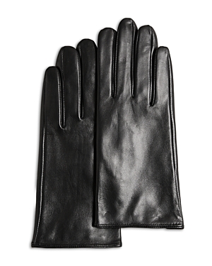 Ted Baker T Stud Leather Gloves In Black