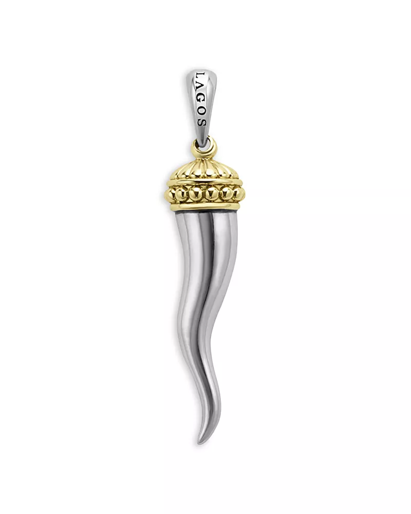 Lagos Men's 18K Yellow Gold & Sterling Silver Anthem Horn Pendant - Exclusive
