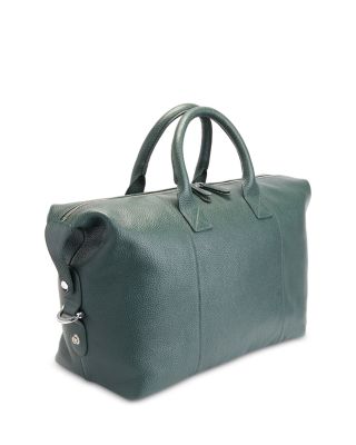 Leather Overnighter Duffel Bag 