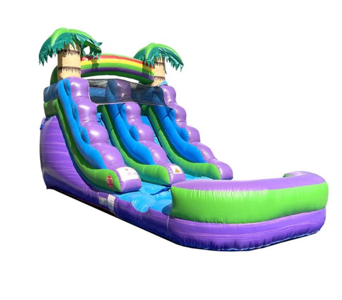Inflatable Water Slide (Without Blower) - 21' x 9' x 12' Foot Backyard Inflatable Slide for Summer Fun - Slide with Water Pool for Kids