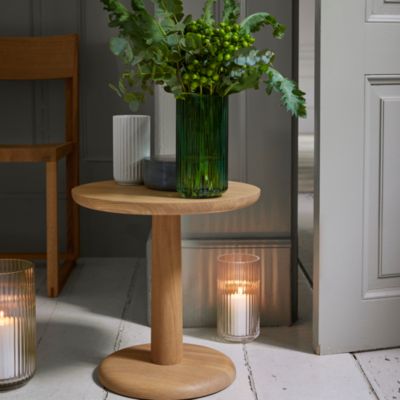 Lyngby Vase, Copenhagen Green Mouth Blown Glass