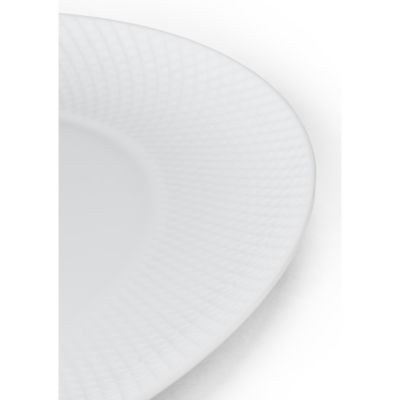 Lyngby Porcelain Rhombe Large Oval Serving Dish