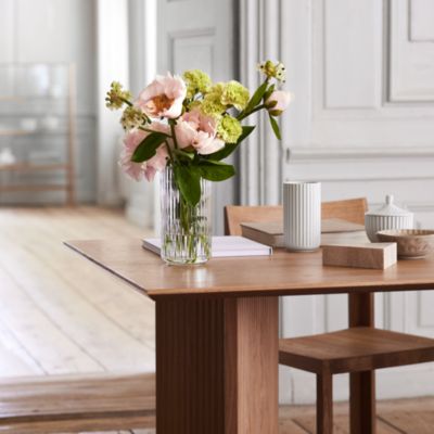 Lyngby Vase, Clear Mouth Blown Glass