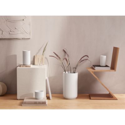 Lyngby Porcelain Vase, White Porcelain