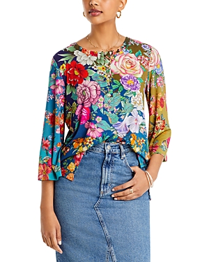 Shop Johnny Was The Janie Favorite Floral Tee In Multi
