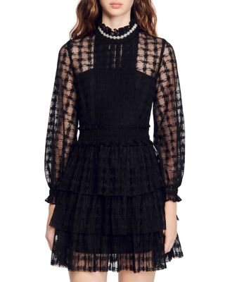 Sandro Louna Lace Dress Bloomingdale s
