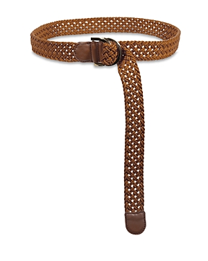 Gavazzeni Women's Mikonos Braided Belt In Brown