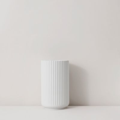 Lyngby Porcelain Lyngby Vase, White Porcelain