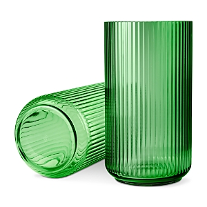 Rosendahl Lyngby Vase, Mouth Blown Glass In Green