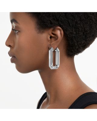 Lucent Crystal Hoop Earrings