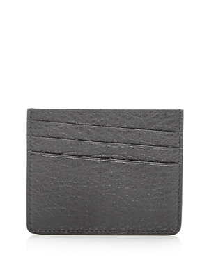 Maison Margiela P4455 Leather Card Case In Black