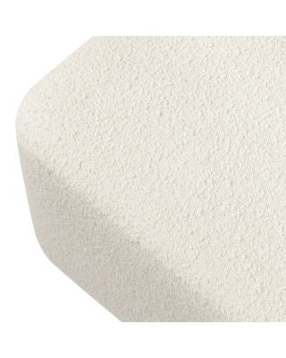 Kiwi Boucl&eacute; Gliding Ottoman