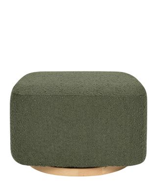 Kiwi Boucl&eacute; Gliding Ottoman