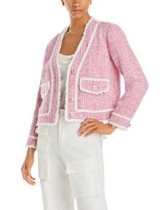 AQUA Tweed Jacket - Exclusive | Bloomingdale's