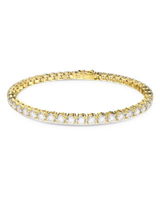 Swarovski - Matrix Tennis Bracelet in Gold Tone