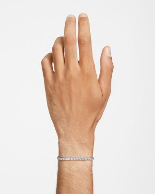 Matrix Tennis Bracelet in Rhodium Plated