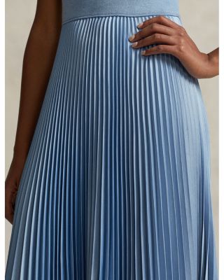 ワンピース RALPH LAUREN Women Mid Skirts 253751483 001 BLUE LAUREN RALPH LAUREN LINEN WRAP MIDI SKIRT | Blue Women's