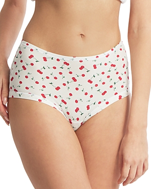 Shop Hanky Panky Playstretch Printed Boyshorts In Cherry On