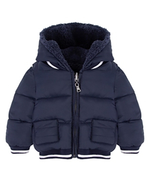 Tartine Et Chocolat Boys' Marine Reversible Puffer Jacket - Baby In Blue