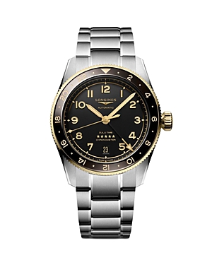 Longines Spirit Zulu Bracelet Watch, 39mm In Anthracite