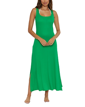Becca By Rebecca Virtue Mykonos Maxi Dress Swim Cover-up In Verde