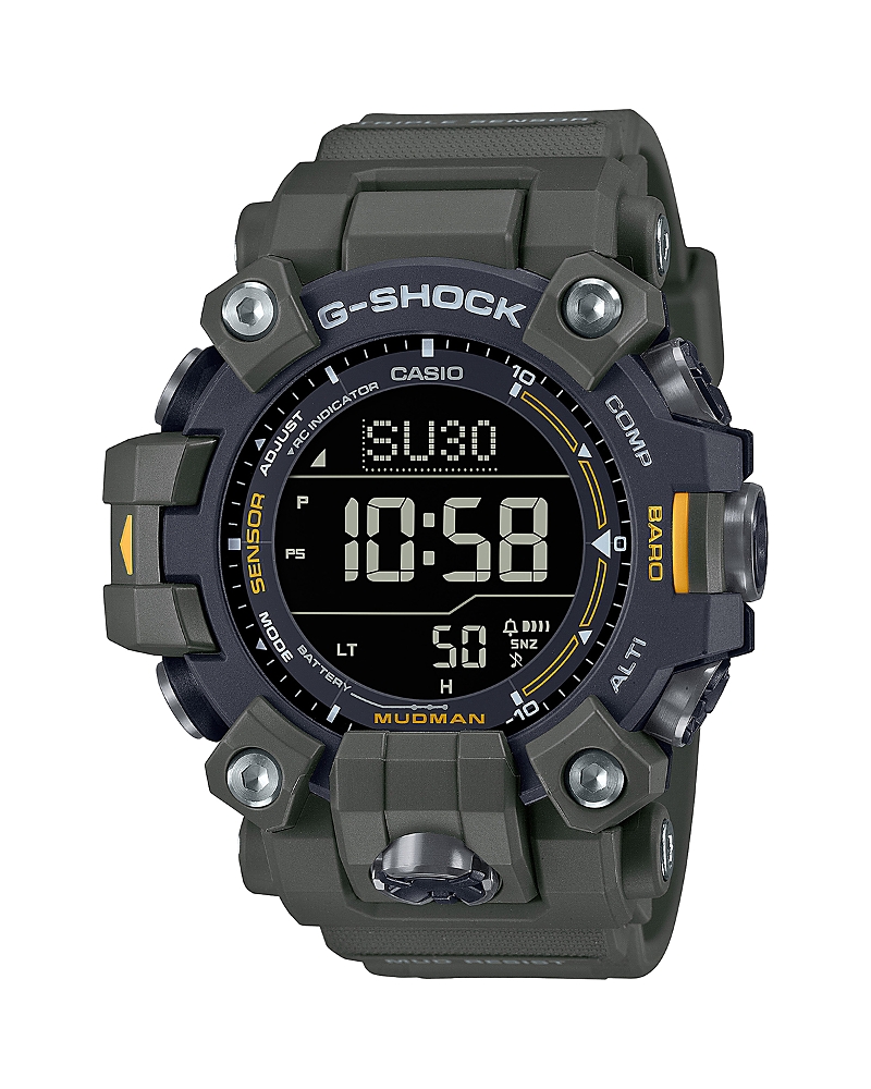 G-shock Men's Digital Green Resin Watch, 52.7mm, Gw9500-3 In Green