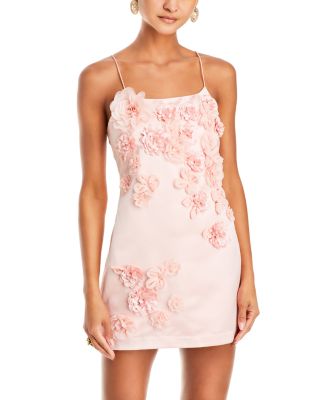 LoveShackFancy - Mensa Rosette Mini Slip Dress