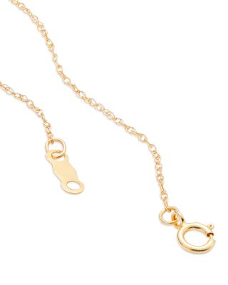 Star of David Pendant Necklace in 14K Yellow Gold, 18"