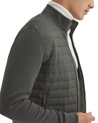 Freddie Cotton Blend Interlock Quilted Full Zip Jacket