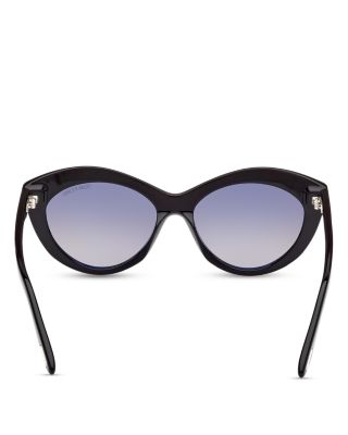 Toni Oval Sunglasses, 55mm