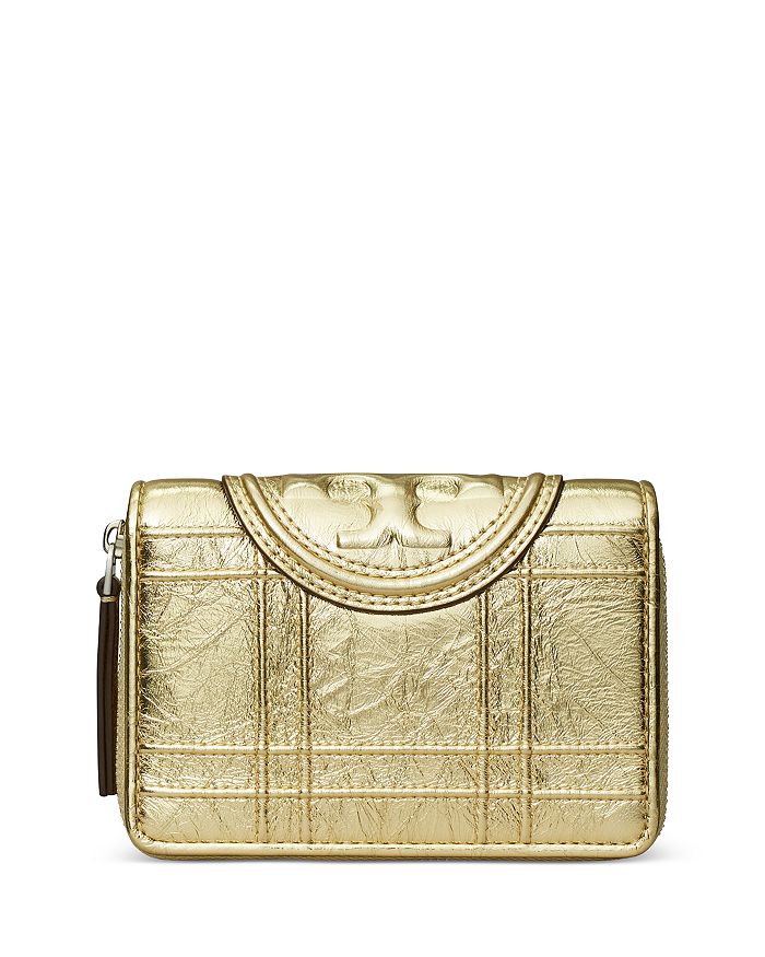 Fleming Soft Metallic Square Quilt Bi Fold Wallet
