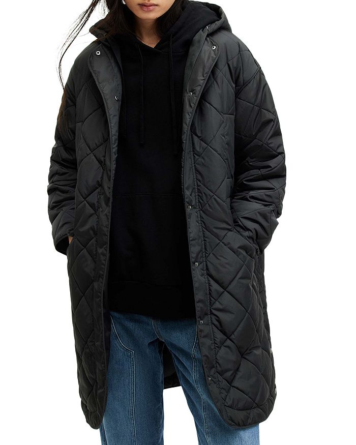 ALLSAINTS Rina Quilted Liner Coat Bloomingdale's