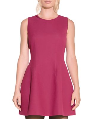 green emerald velvet dress Champagne Linen Floral Print Flare Mini Dress