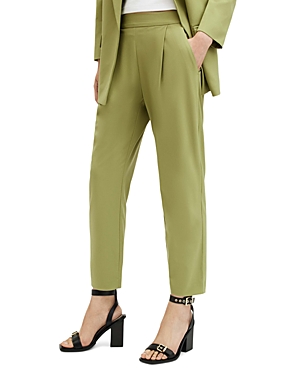 Allsaints Aleida Lightweight Tri Pants In Olive Green