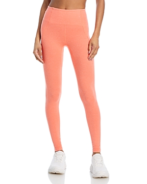 Free People You Know It Base Layer Leggings In Melon Taffy