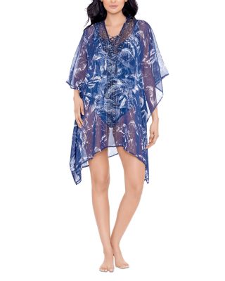 Mircalesuit Tropica Toile Printed Chiffon Caftan
