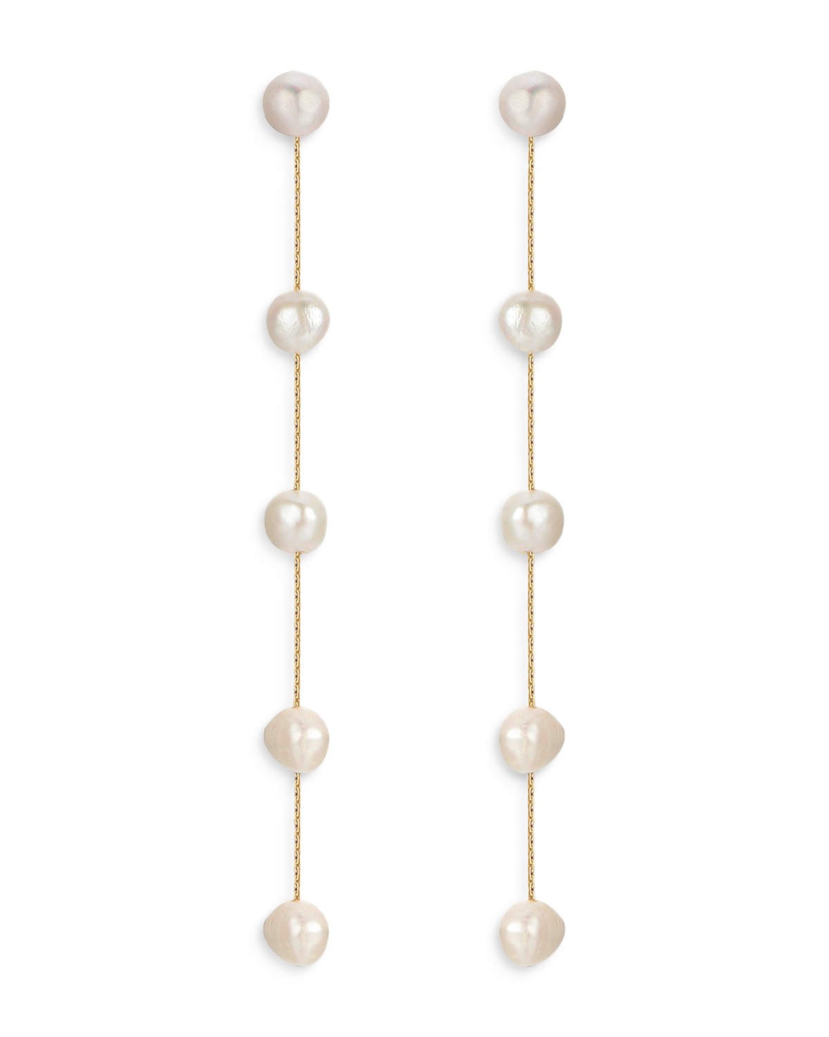 Cultured Freshwater Pearl Delicate Drop Earrings