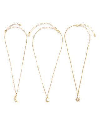 Night Sky Necklace Set, 15"-17"